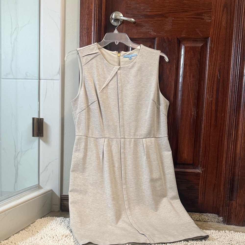 Antonio Melani Beige Sleeveless Dress